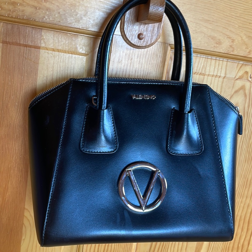 Valentino Black Satchel (without crossbody strap)